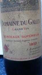 Domaine du Galet Bordeaux 1973, Verzamelen, Wijnen, Ophalen, Gebruikt, Frankrijk, Rode wijn
