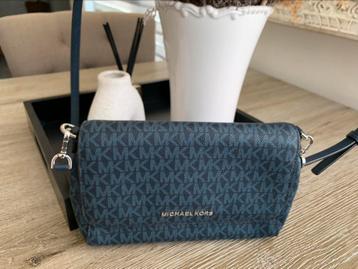 Michael Kors tas, Ophalen of Verzenden, Nieuw, Blauw, Schoudertasje