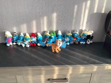 De Smurfen verschillende pluche characters (Nieuw) (17-20 cm beschikbaar voor biedingen