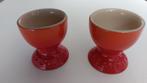 Deux coquetiers neufs Le Creuset couleur orange, Huis en Inrichting, Keuken | Servies, Ophalen of Verzenden, Nieuw