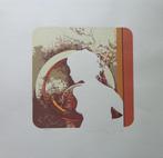 MARTIN BAEYENS / SILHOUET NAAKTE VROUW / KLEURLITHO 49x49cm, Antiek en Kunst, Kunst | Litho's en Zeefdrukken, Ophalen of Verzenden