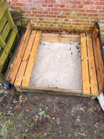 Houten zandbak, Enlèvement, Utilisé