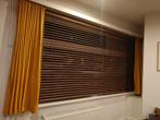 3 houten lamellen / jaloezieën, Ophalen, Gebruikt, Bruin, 150 tot 200 cm