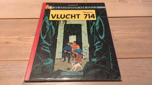 Kuifje - Vlucht 714 - 1ste druk 1968 - Hergé, Boeken, Stripverhalen, Ophalen of Verzenden