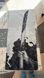 Muismat xxl mousepad katana, Enlèvement, Gaming tapis de souris, Utilisé