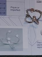 Zeer mooie ring 18k met diamanten, Antiek en Kunst, Ophalen, Goud