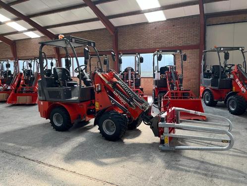 Nieuwe EVERUN ER1000 kniklader, balenklem, bak+vorken, Zakelijke goederen, Machines en Bouw | Kranen en Graafmachines, Wiellader of Shovel