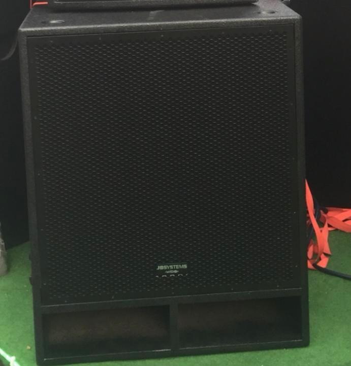 Baskast vibe 18mk2 jbsystems, Audio, Tv en Foto, Luidsprekerboxen, Gebruikt, Subwoofer, 120 watt of meer, Overige merken, Ophalen