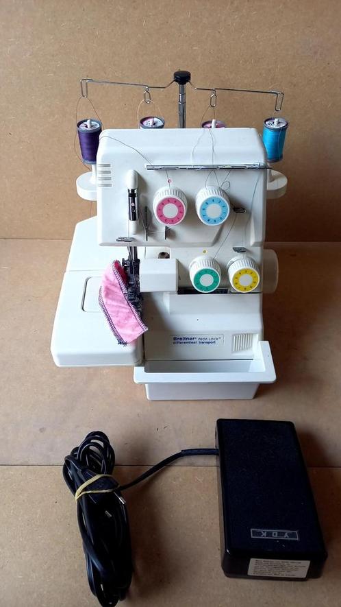 Breitner overlockmachine, perfecte staat + garantie, Hobby en Vrije tijd, Naaimachines en Toebehoren, Zo goed als nieuw, Lockmachine
