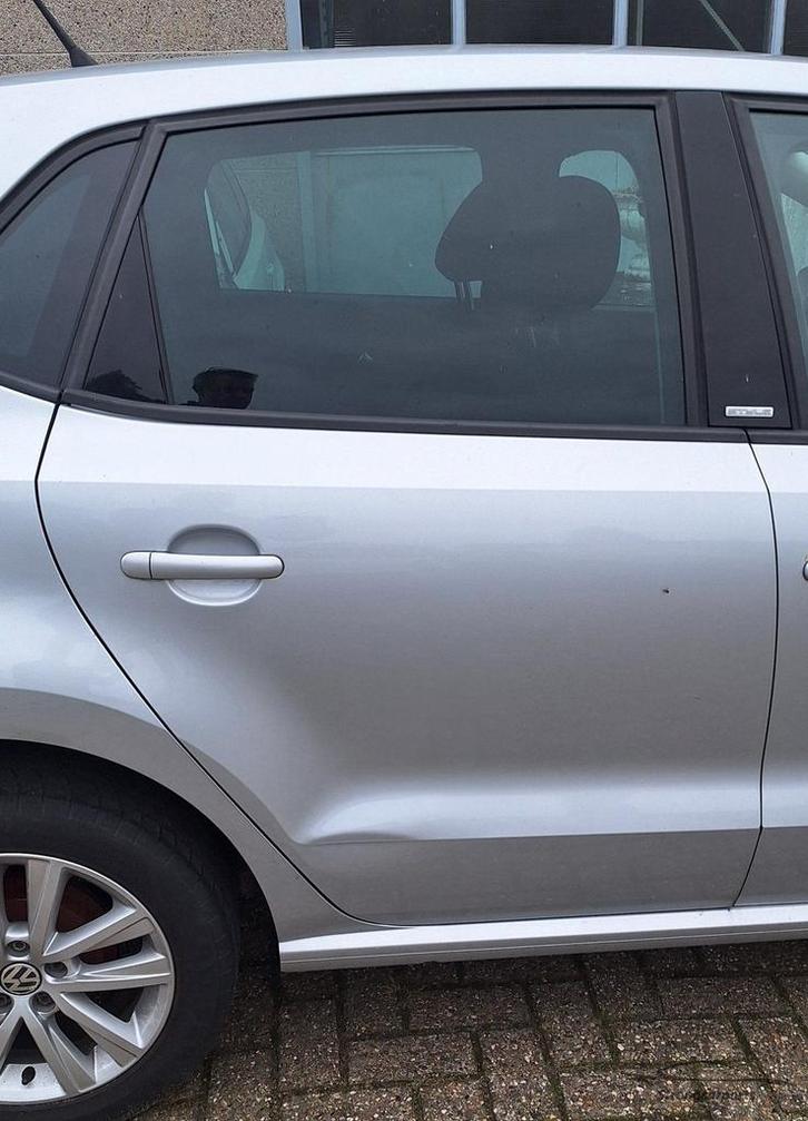 Deur Portier VW Polo 6R 6C rechts achter compleet kleur LA7W, Auto-onderdelen, Carrosserie, Deur, Volkswagen, Gebruikt, Ophalen of Verzenden