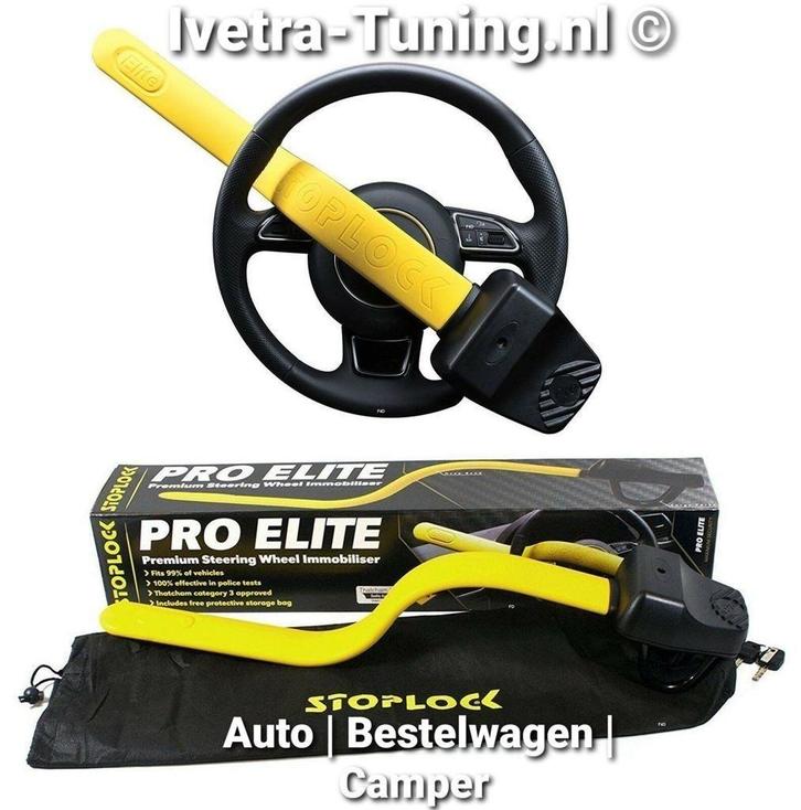 Stuurslot Stoplock Pro Elite voor AUTO/BESTELWAGEN, Auto diversen, Anti-diefstal, Nieuw, Ophalen of Verzenden