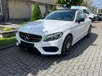 Mercedes C180 AMG LINE PANORAMADAK NAVI CAMERA LED, Auto's, Mercedes-Benz, Automaat, Panoramadak, Leder en Stof, Wit