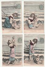 Lot 5 kaarten Le Nouveau Moïse kind en vrouw, Verzenden, Gelopen, Kinderen