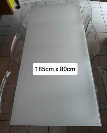 Table en verre Ikea Torsby, Enlèvement, Utilisé, Verre