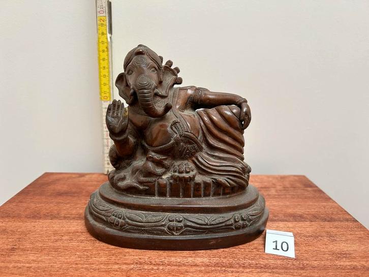 Ganesh - statue en bronze - 10, Antiquités & Art, Art | Art non-occidental, Enlèvement ou Envoi