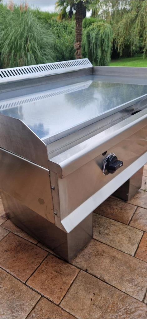 Placha chromée professionnelle, Zakelijke goederen, Horeca | Keukenapparatuur, Fornuis, Frituur en Grillen, Gebruikt, Ophalen