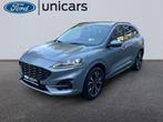 Ford Kuga ST-LINE X - 2.5 PHEV - 225PK - GARANTIE, Auto's, Ford, Automaat, Stof, Gebruikt, Zwart