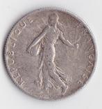 France 50 centimes semeuse argent année 1917, Verzenden, Frankrijk, Losse munt, Zilver