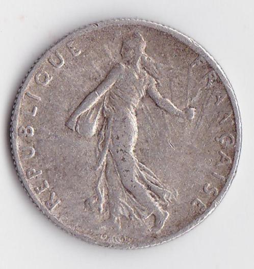 France 50 centimes semeuse argent année 1917, Postzegels en Munten, Munten | Europa | Niet-Euromunten, Losse munt, Frankrijk, Zilver