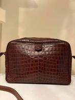 CW MARIANELLI Made in Italy vintage croco tas, Ophalen of Verzenden, Zo goed als nieuw, Bruin