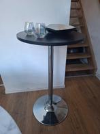 Zwarte statafel partytafel hoge bartafel, Ophalen, Gebruikt