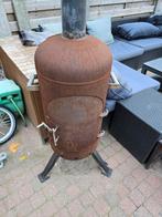 Buitenkachel gasfles inox met schoorsteen, Enlèvement