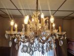 lustre en cristal 8 branches 12 lampes, Huis en Inrichting, Lampen | Kroonluchters, Zo goed als nieuw, Ophalen