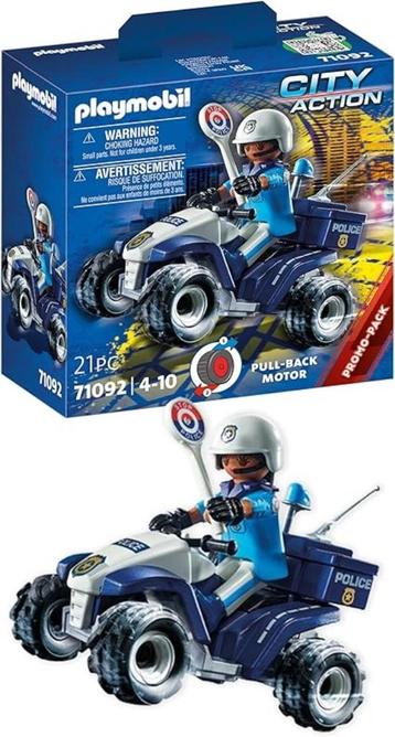 Playmobil Politieagent en quad SNELLE GRATIS LEVERING beschikbaar voor biedingen