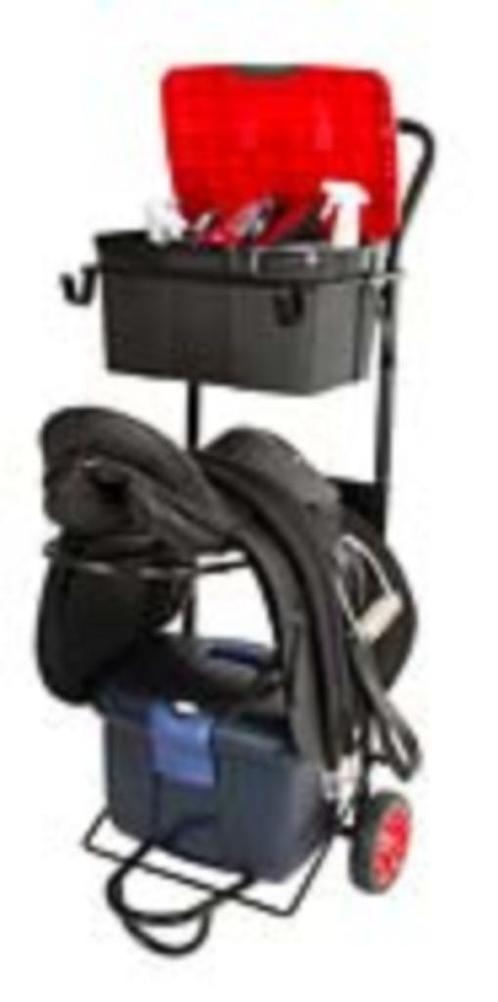 Zadelcaddy (zadel en poetsbox steekwagen) / GRATIS LEVERING, Dieren en Toebehoren, Stalling en Weidegang, Accessoires