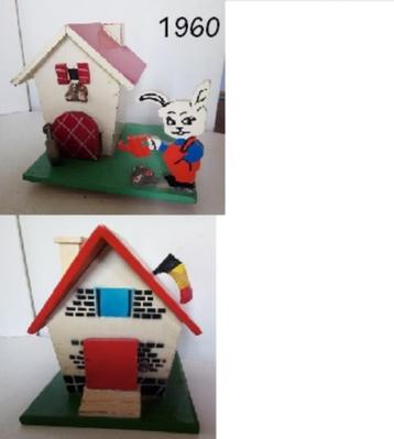 tirelires vintage en bois  1960 et 1970/80  beschikbaar voor biedingen