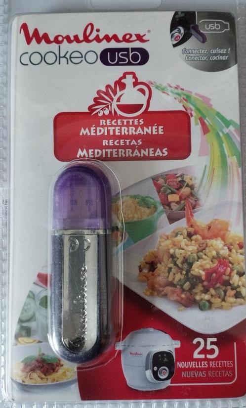 cookeo clé usb recettes Méditerranée, Electroménager, Mijoteuses, Comme neuf, Enlèvement ou Envoi