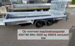 Verschillende geremde aanhangwagen op voorraad, Ophalen