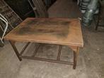 Tafel tafels ijzeren werktafel, Antiek en Kunst, Ophalen