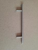 21 handgrepen inox 19cm lang ( 13 tssn vijzen) 3,5 diep, Doe-het-zelf en Bouw, IJzerwaren en Bevestigingsmiddelen, Ophalen, Zo goed als nieuw