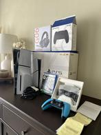 Ps5 slim disc versie 2 controllers gaming-koptelefoon, Games en Spelcomputers, Spelcomputers | Nintendo DS, Ophalen, Zo goed als nieuw