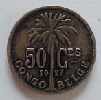 Belgian Congo 1927 - 50 Centiemes - Albert I - KM#22 - ZFr, Postzegels en Munten, Losse munt, Verzenden