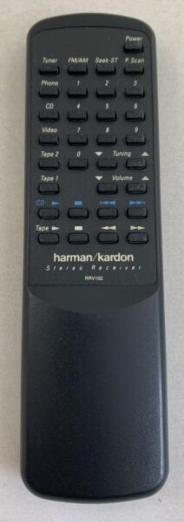 La télécommande du récepteur stéréo Harman Kardon RV102 fonc, TV, Hi-fi & Vidéo, Télécommandes, Utilisé, Enlèvement ou Envoi