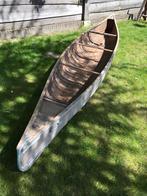 Antieke Kajak / Kano met emailleschildje uit 1947, Houten kano - houten boten, Ophalen