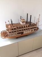miniatuur boot Mississippie, Hobby en Vrije tijd, Modelbouw | Boten en Schepen, Ophalen, Zo goed als nieuw