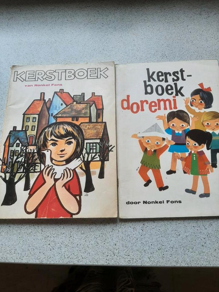 2 vintage kerstboeken Nonkel Fons – Averbode, Boeken, Kinderboeken | Jeugd | onder 10 jaar, Gelezen, Ophalen of Verzenden