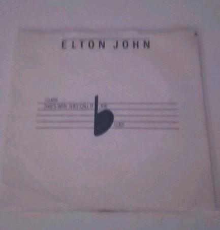 Elton John - I Guess, Cd's en Dvd's, Vinyl Singles, Gebruikt, Ophalen of Verzenden