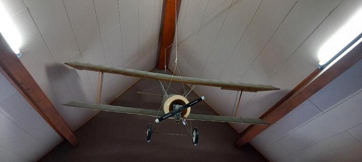 modelbouwvliegtuig dubbeldekker - viertaktmotor, Hobby en Vrije tijd, Modelbouw | Vliegtuigen en Helikopters, Gebruikt, Vliegtuig