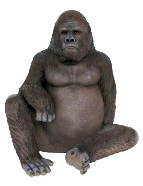 Gorilla seat 1.82 m - gorilla beeld, Verzamelen, Dierenverzamelingen, Nieuw, Ophalen