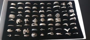 Echt zilver (925) ringen te koop beschikbaar voor biedingen