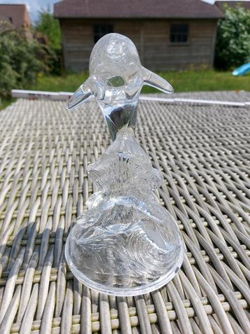  Kristallen dolfijnenbeeldje - Cristal d'Arques France  beschikbaar voor biedingen