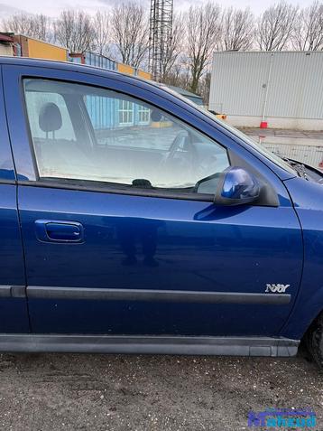 OPEL ASTRA G Blauw Z21B rechts voor deur portier 1997-2004 beschikbaar voor biedingen