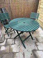 bistro tuinset, Tuin en Terras, Gebruikt, Bank, Tuinset, Hout