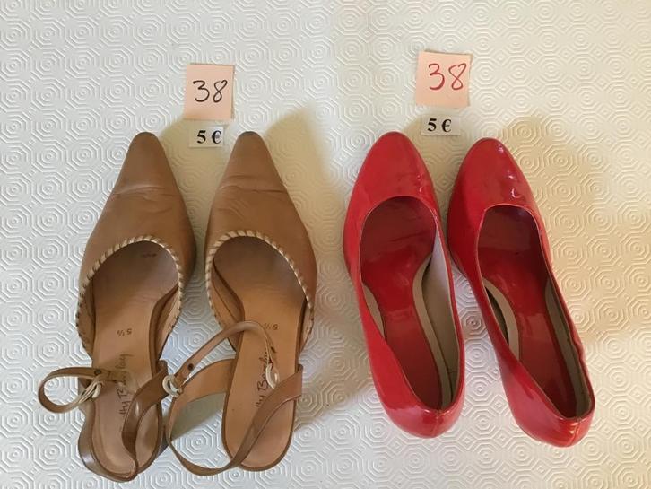 6 paar dames schoenen maat 38 aan 5 € per paar, Kleding | Dames, Schoenen, Zo goed als nieuw, Ophalen of Verzenden