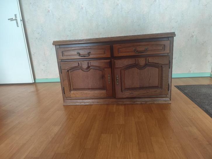 Livingmeubel met Vitrine., Huis en Inrichting, Kasten | Vitrinekasten, Gebruikt, Met deur(en), Ophalen