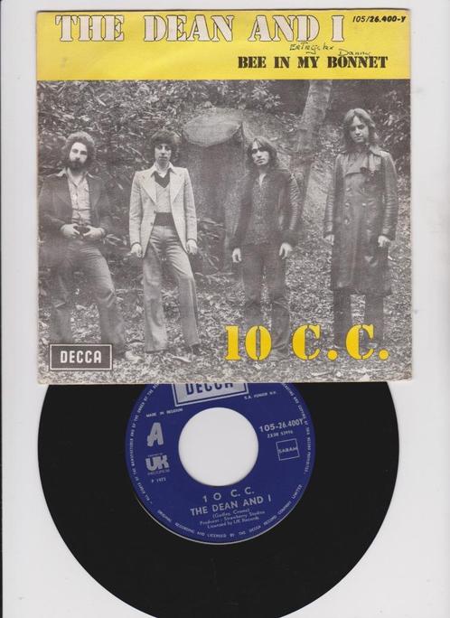 10cc – The Dean And I   1973, CD & DVD, Vinyles Singles, Utilisé, Single, Pop, 7 pouces, Enlèvement ou Envoi